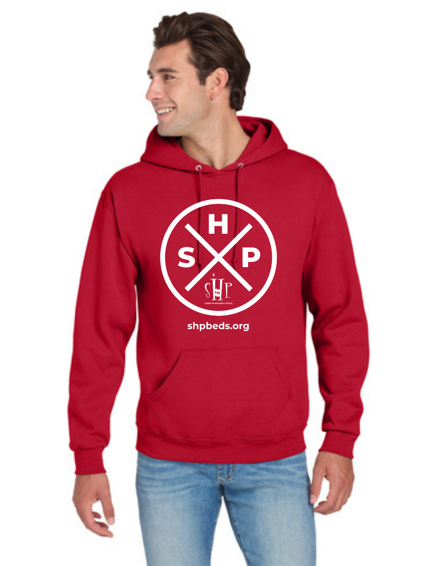 LEGACY - Hoodie (TRUE RED) - “SLEEP CIRCLE” LOGO