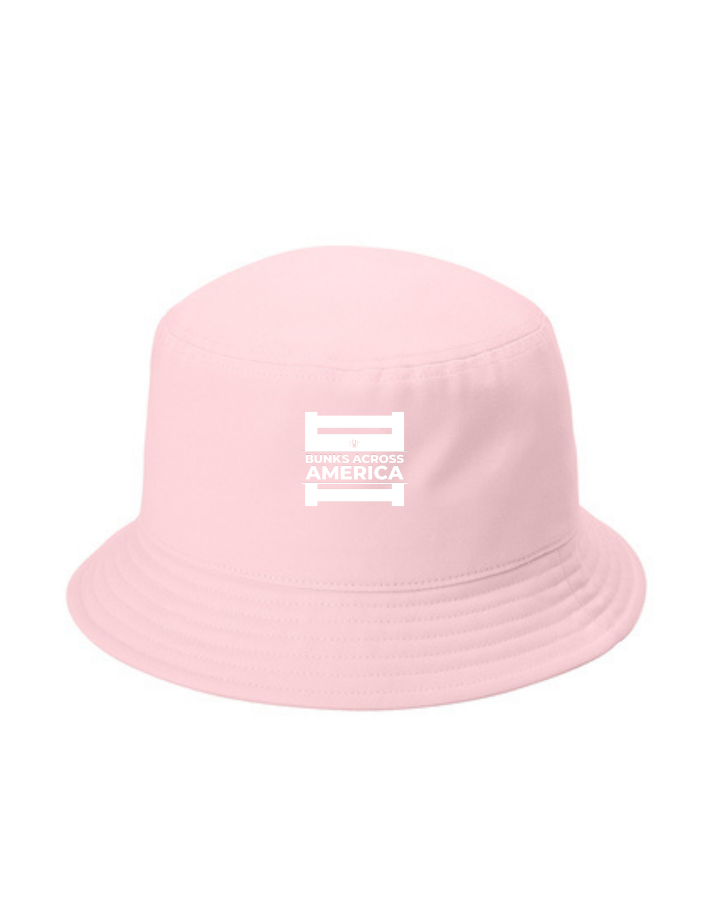 BAA 2025 - Twill Short Brim Bucket Hat w/ Embroidery - "Official BAA Logo" (CLOUD PINK)