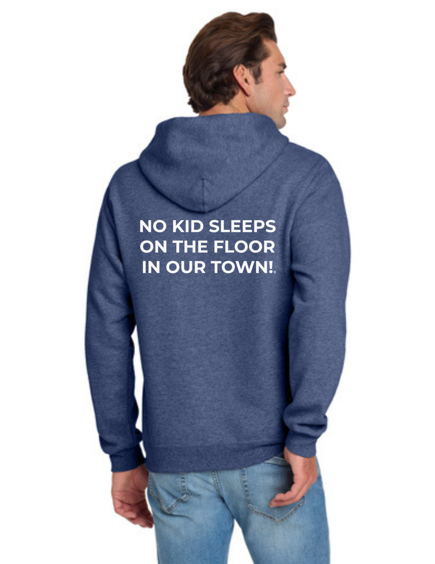 LEGACY - Hoodie (VINTAGE HEATHER BLUE) - “SLEEP CIRCLE” LOGO