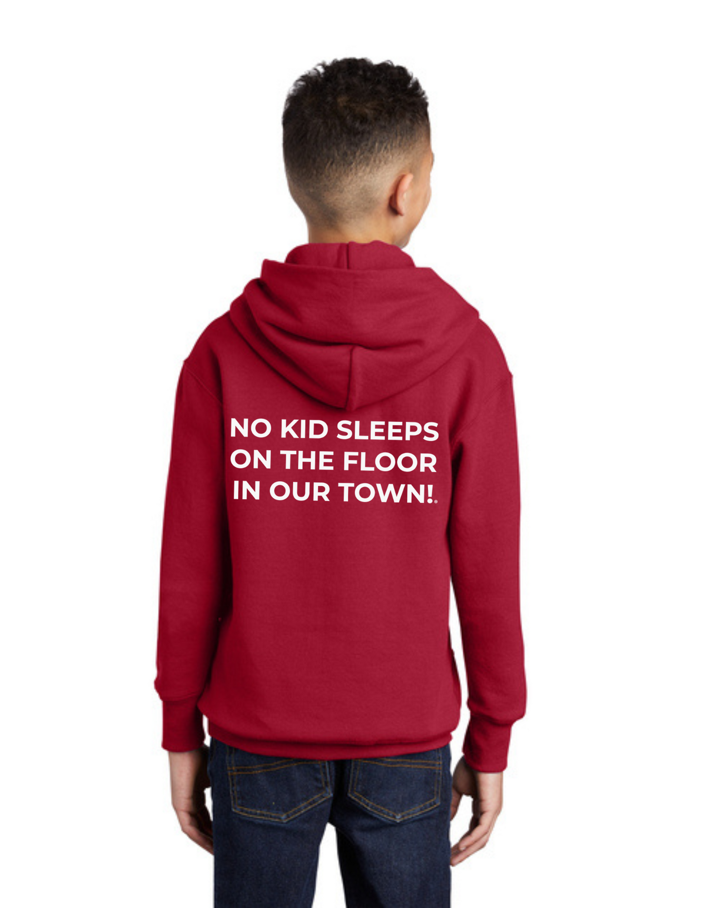 LEGACY - YOUTH Hoodie (RED) - “SHELDON” LOGO