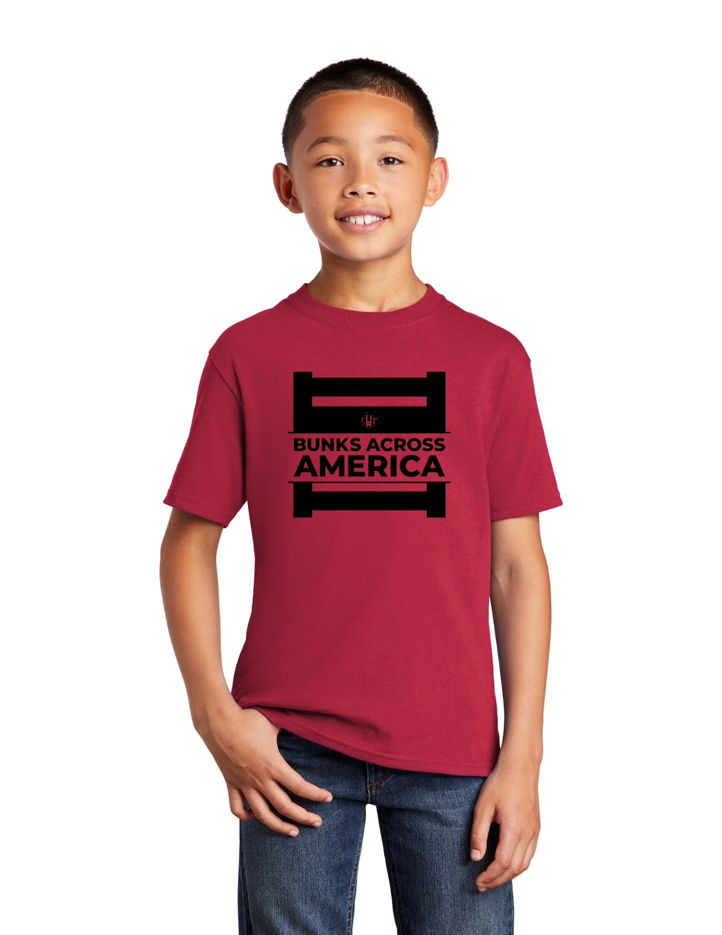 BAA 2025 - YOUTH Tee (RED) - "Official BAA Logo"