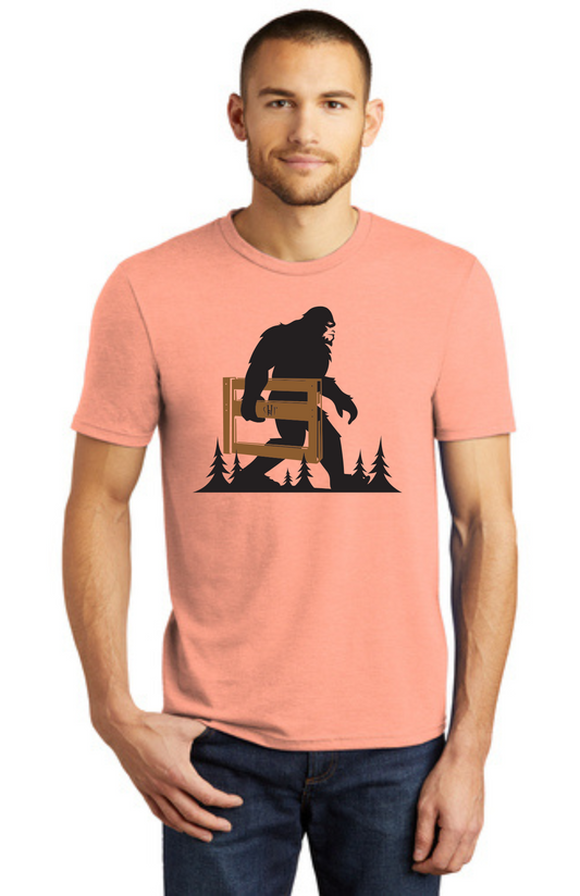 LEGACY - Short Sleeve (HEATHERED DUSTY PEACH) - “SASQUATCH” LOGO