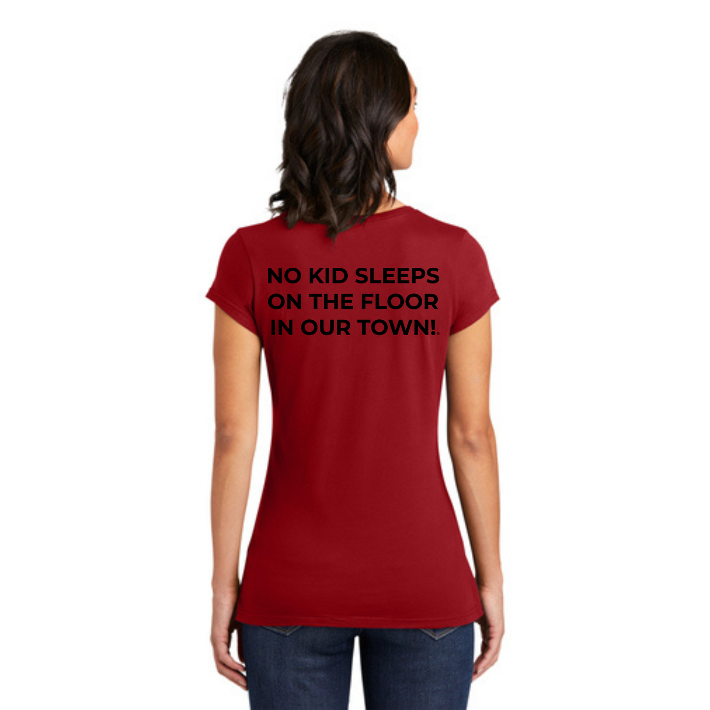 Women's Official Staff T-Shirt with Chapter Name (RED)