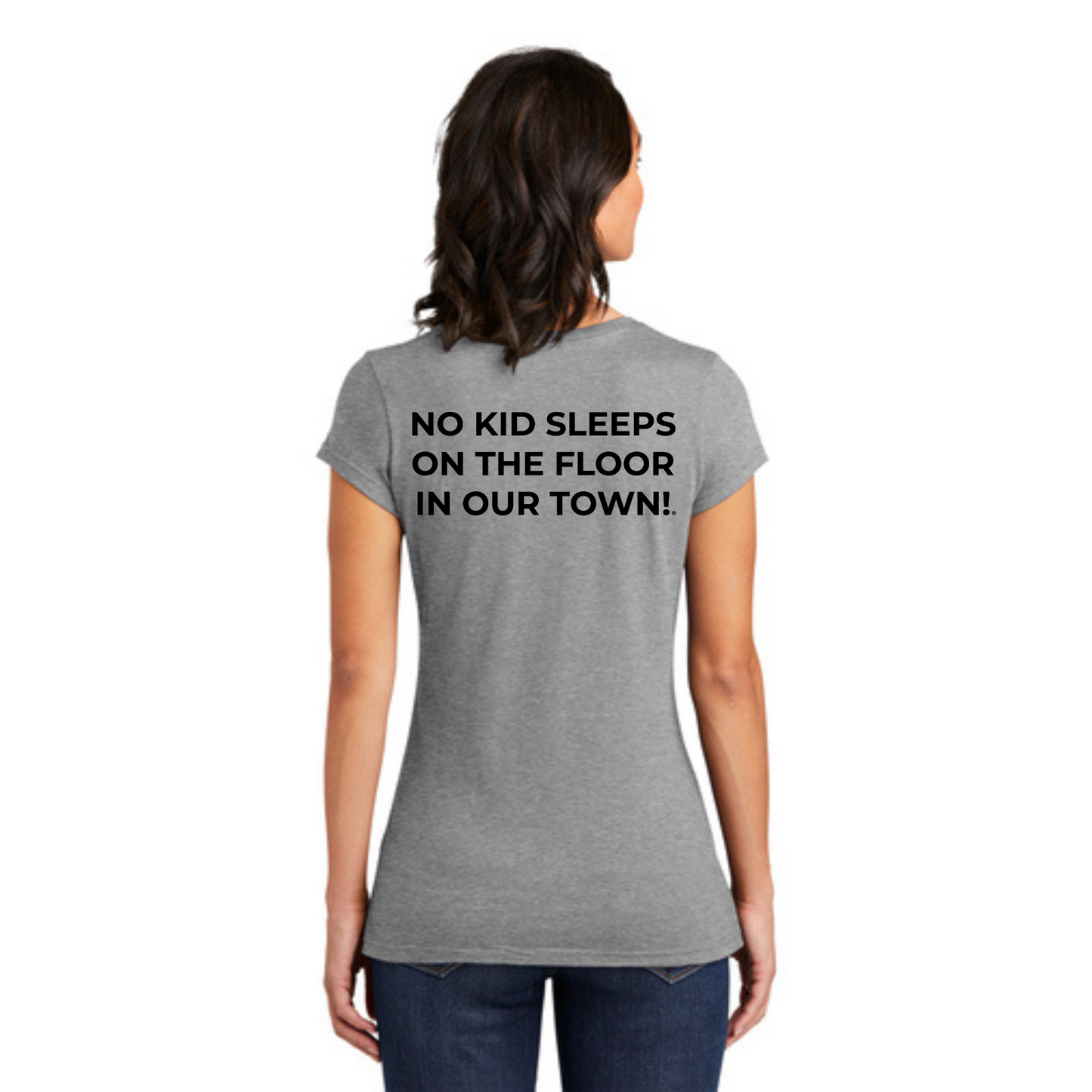 Women's Official Staff T-Shirt with Chapter Name (Heather Grey)