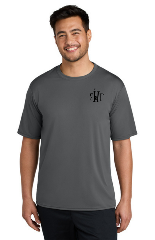 ADULT'S Short Sleeve Performance (CHARCOAL)