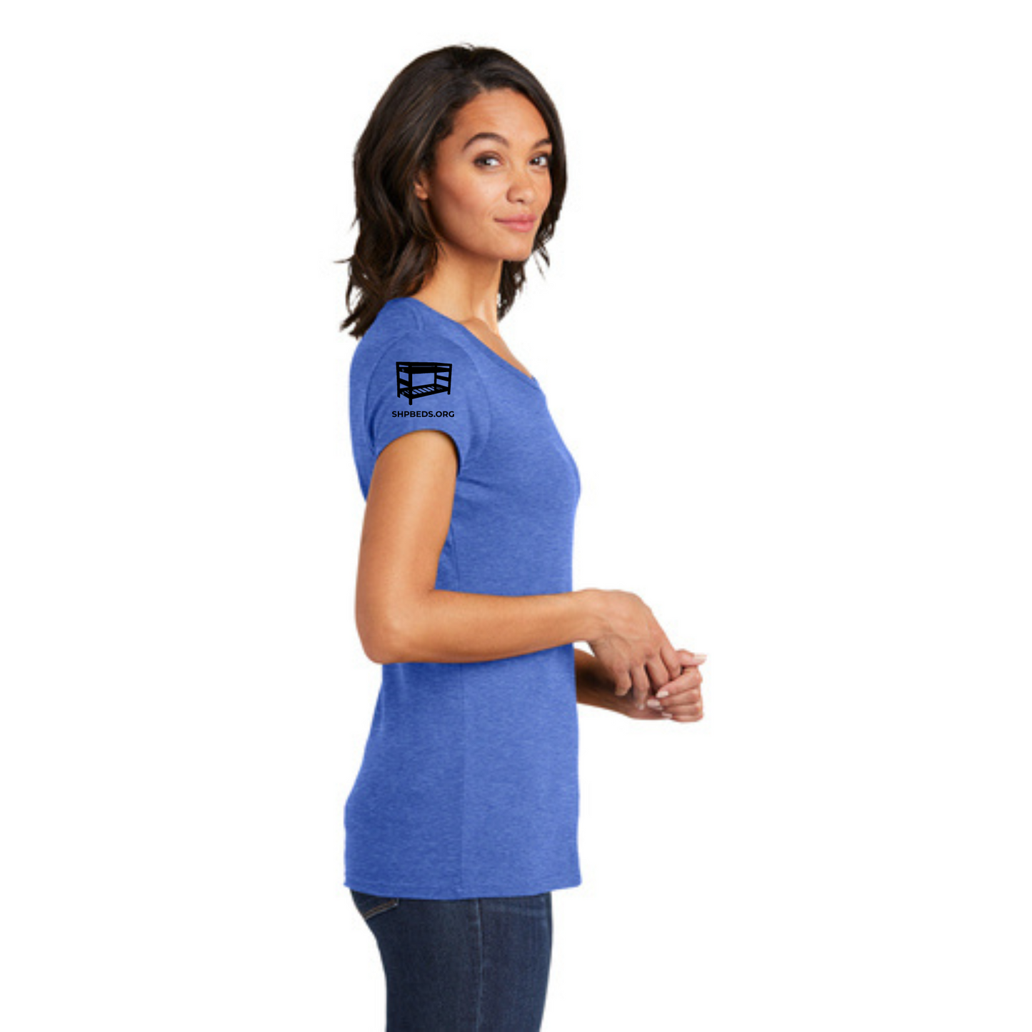 Women's Official Staff T-Shirt with Chapter Name (Blue)