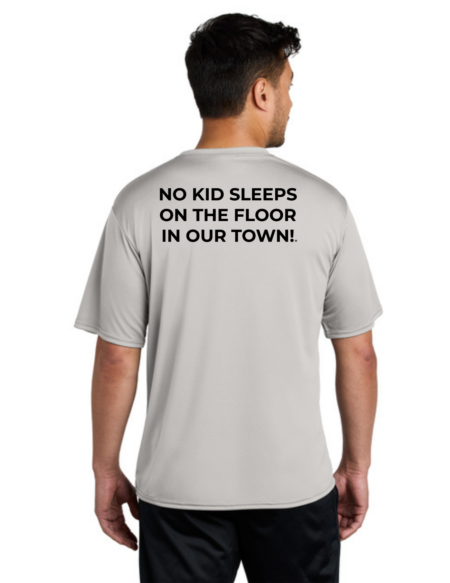 LEGACY - Short Sleeve UV Performance Shirt (SILVER) - "SLEEP CIRCLE" LOGO