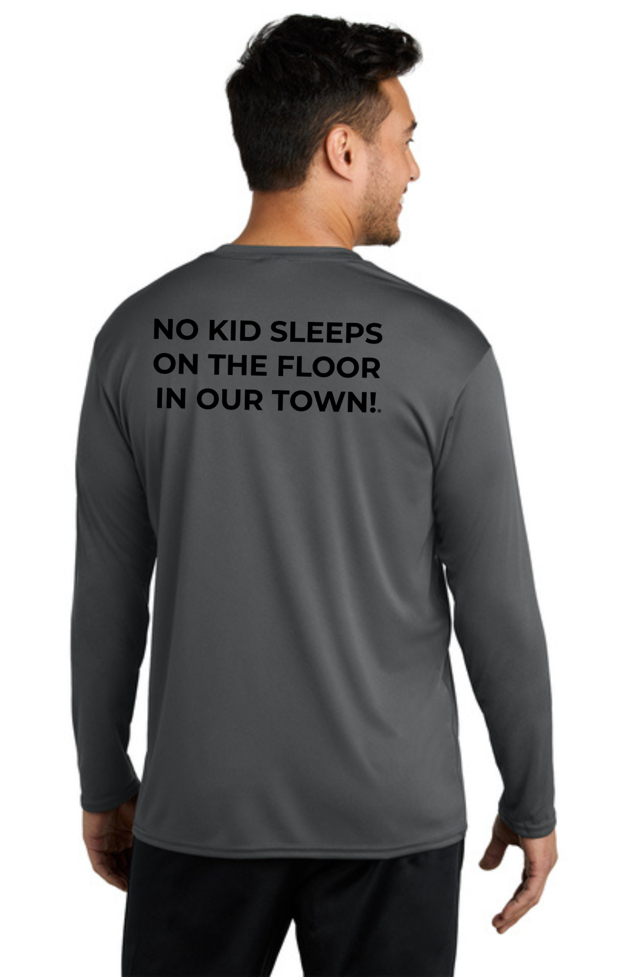 Chapter - ADULT UV Performance Long Sleeve (CHARCOAL) - "CHAPTER NAME"