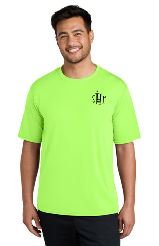 ADULT'S Short Sleeve Performance (NEON GREEN)
