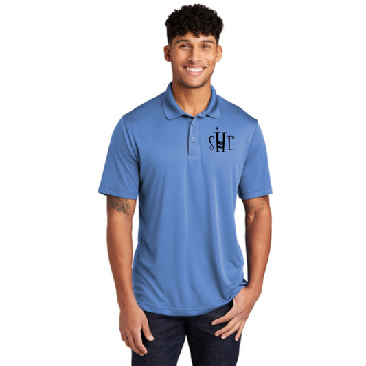 MEN'S Official SHP Polo (CAROLINA BLUE) - Black or White Logo