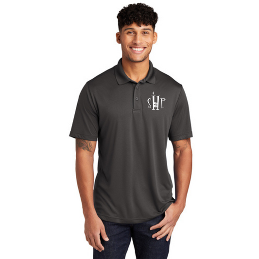 MEN'S Official SHP Polo (IRON GREY) - Black or White Logo