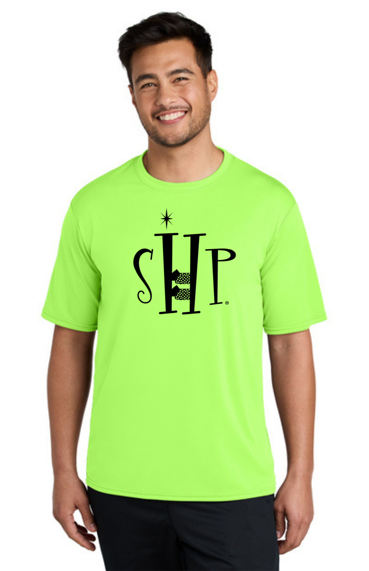 ADULT'S Short Sleeve Performance (NEON GREEN)