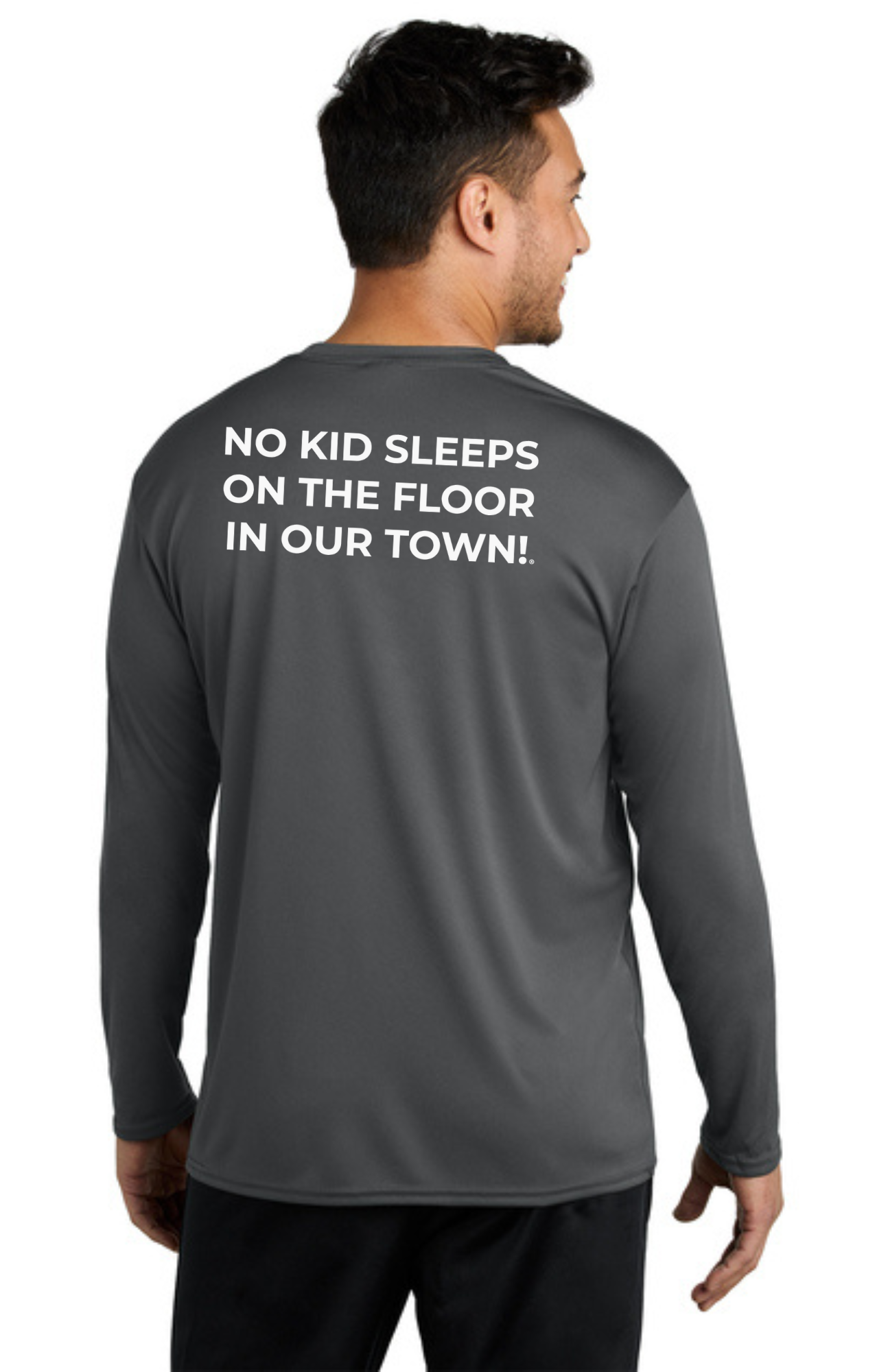 Chapter - ADULT UV Performance Long Sleeve (CHARCOAL) - "CHAPTER NAME"