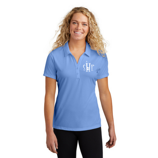 WOMEN'S Official SHP Polo (CAROLINA BLUE) - White or Black Logo