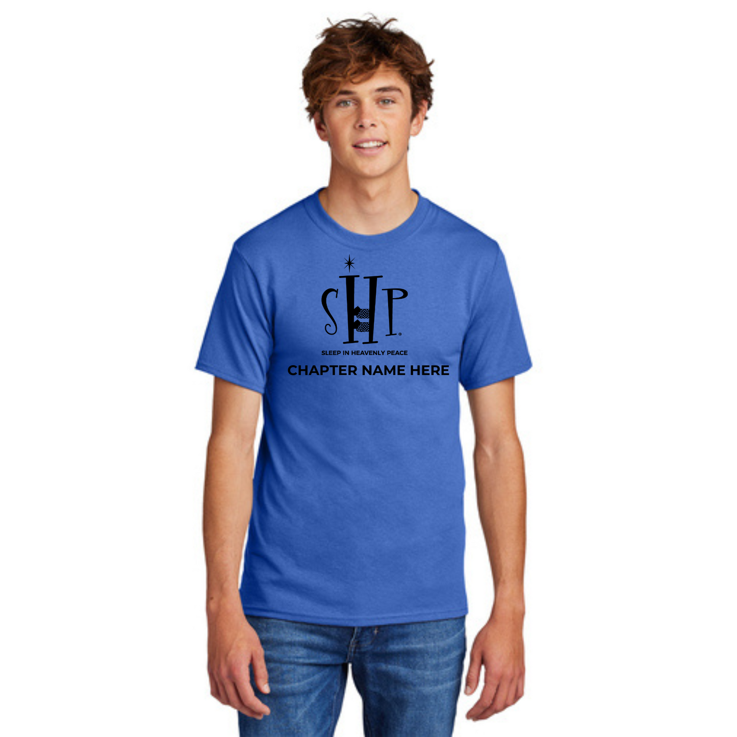 Official Staff T-Shirt (TALL) with Chapter Name (Royal Blue)