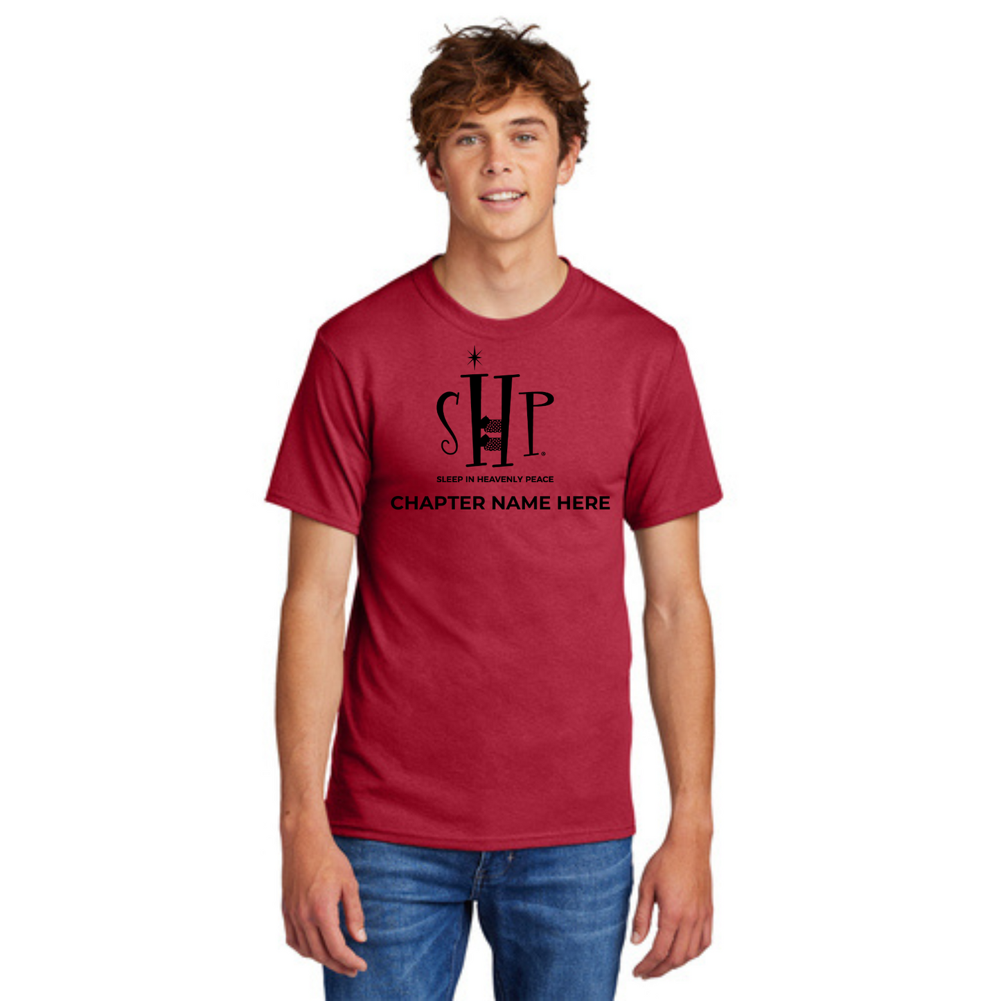 Official Staff T-Shirt (TALL) with Chapter Name (Red)