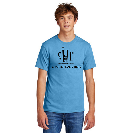 "NEW" Official Staff T-Shirt (TALL) with Chapter Name (Light Blue)