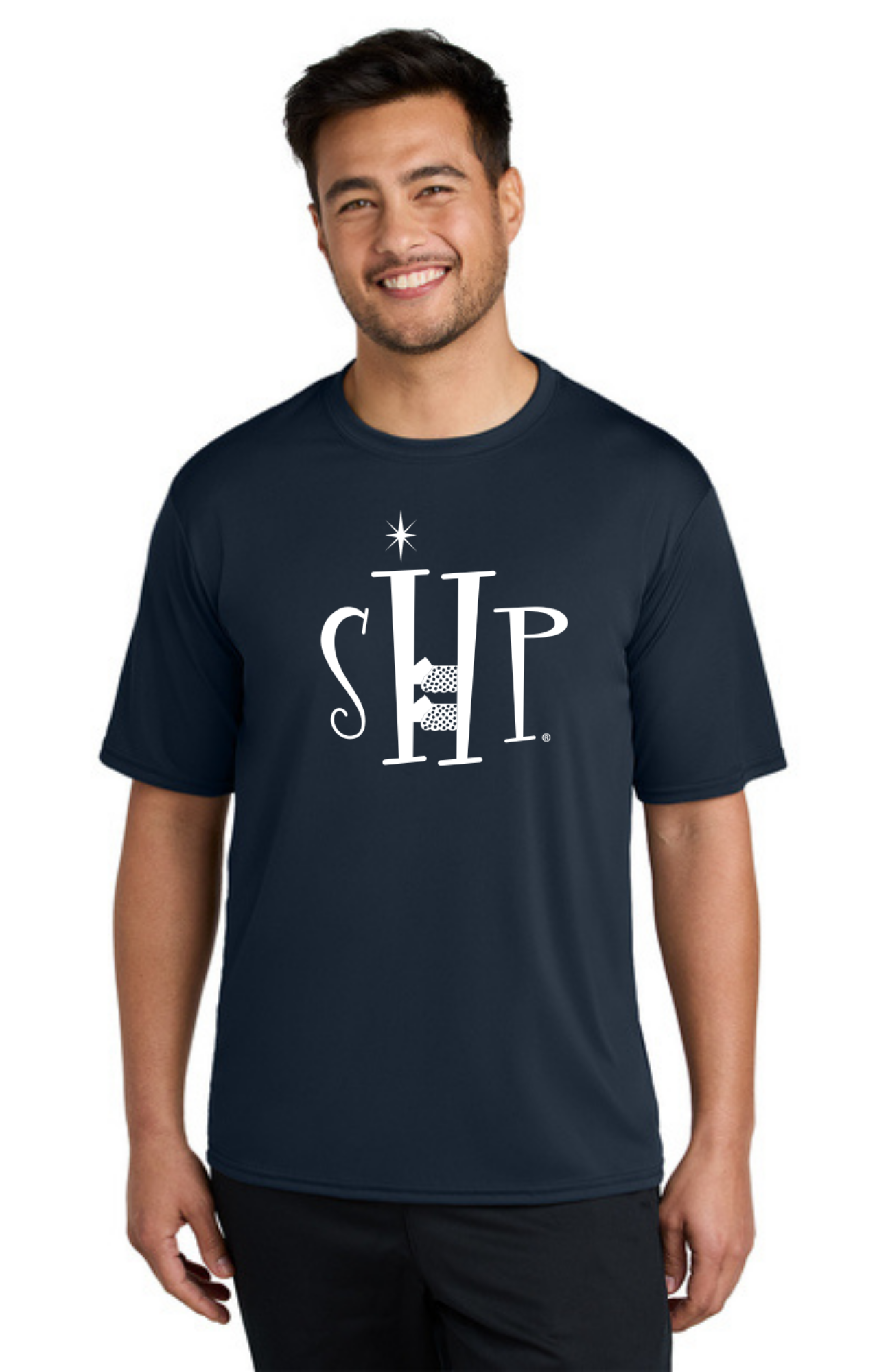 Performance Short Sleeve UV Shirt (TRUE NAVY) - "SHP" LOGO