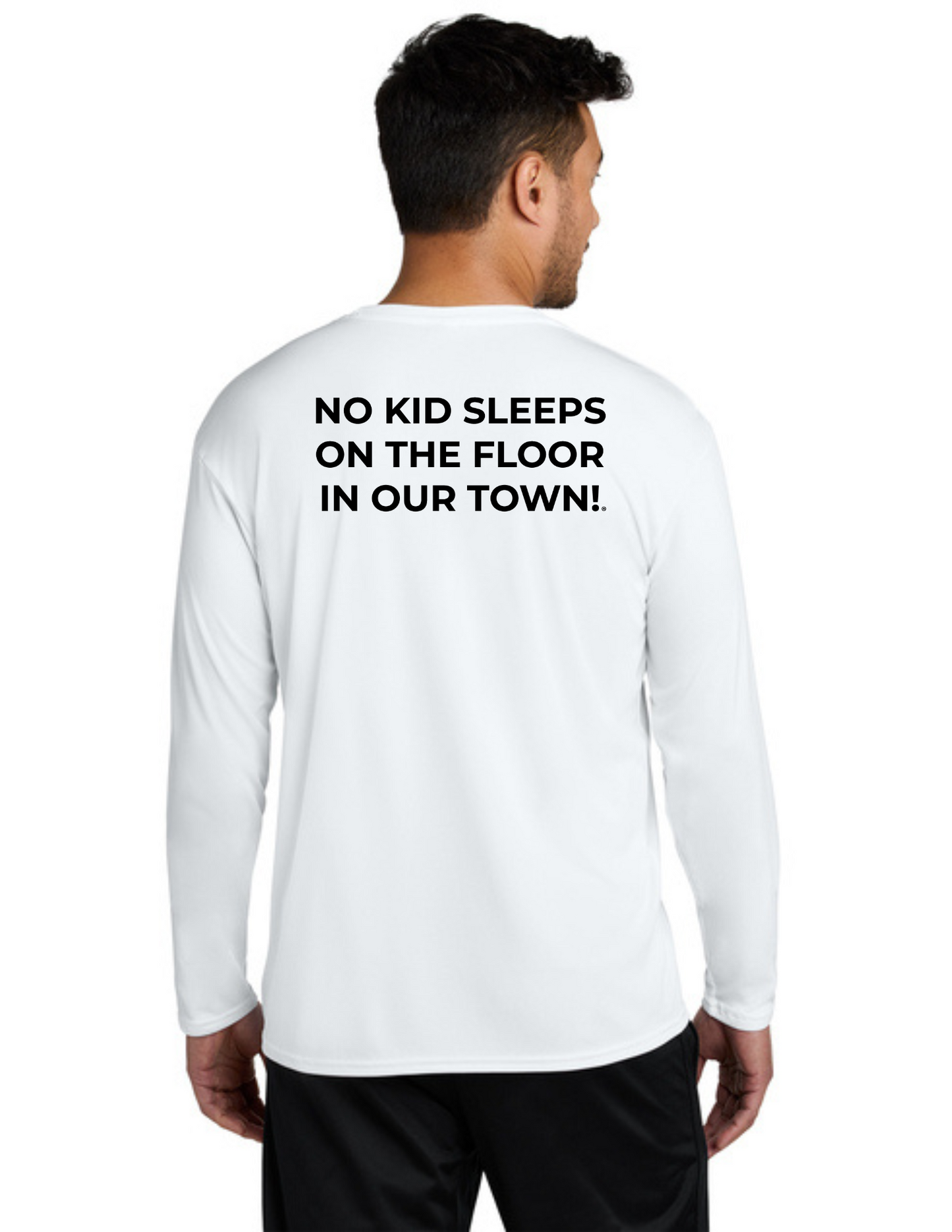 LEGACY - Long Sleeve Performance UV Shirt (WHITE)  - "SLEEP CIRCLE" LOGO