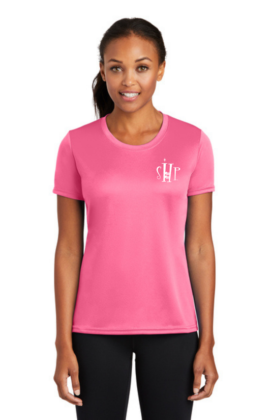 WOMEN'S Short Sleeve Performance (NEON PINK)