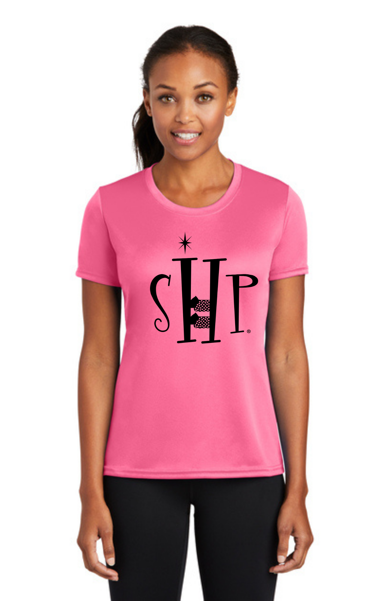 WOMEN'S Short Sleeve Performance (NEON PINK)
