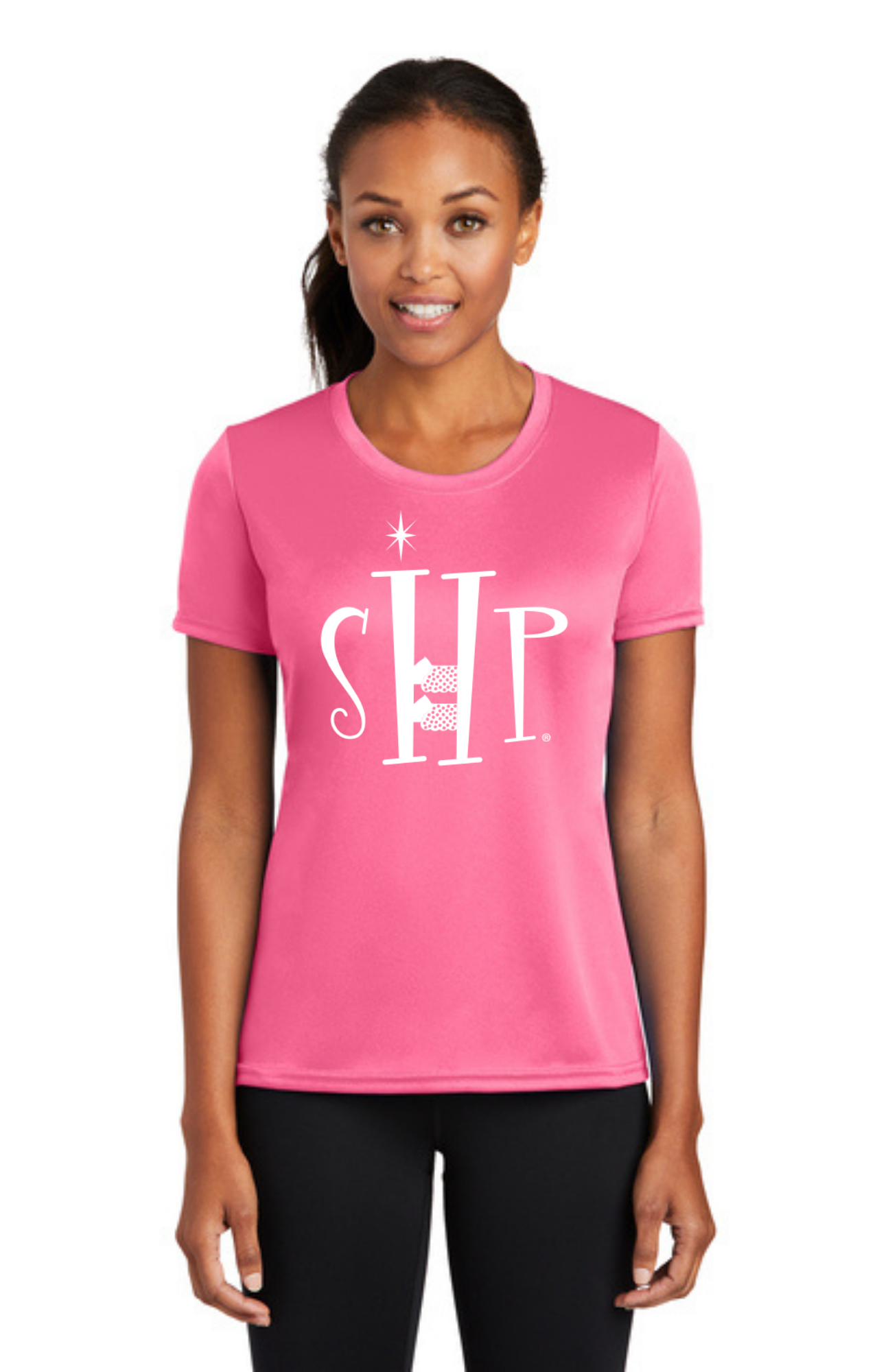 WOMEN'S Short Sleeve Performance (NEON PINK)