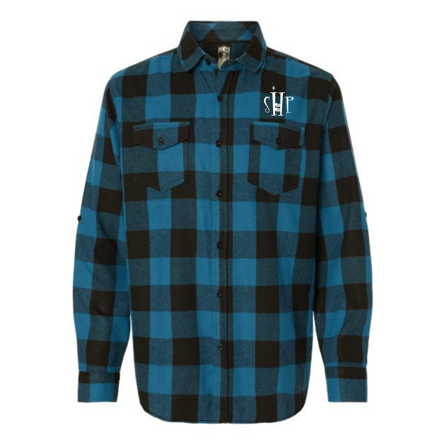 "NEW" SHP Long Sleeve Flannel Shirt