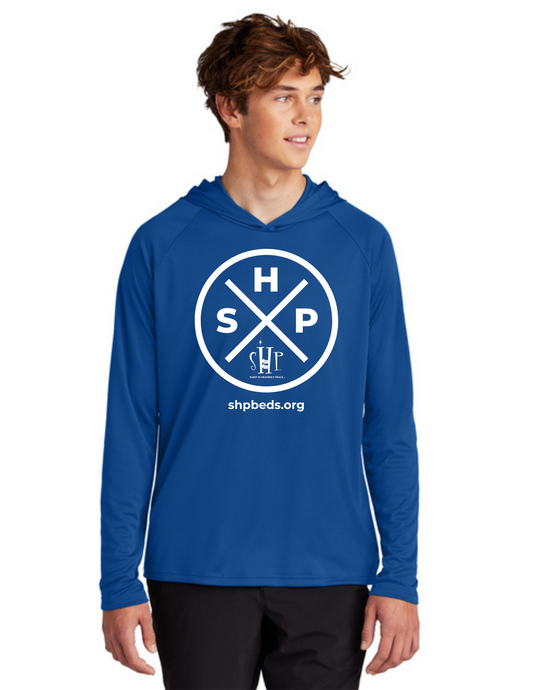 LEGACY - Hooded Performance UV Pullover (TRUE ROYAL) - "SLEEP CIRCLE" LOGO