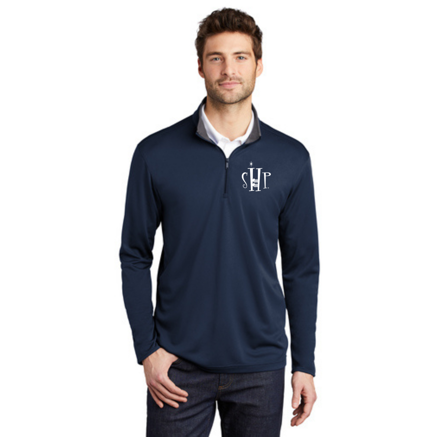 "NEW" SHP 1/4 Zip Long Sleeve