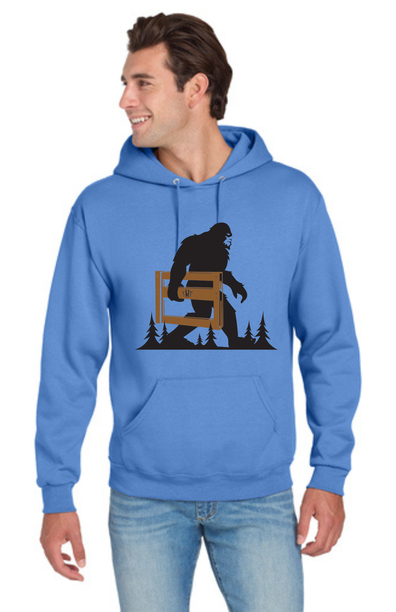 LEGACY - Hoodie (COLUMBIA BLUE) - "SASQUATCH" LOGO