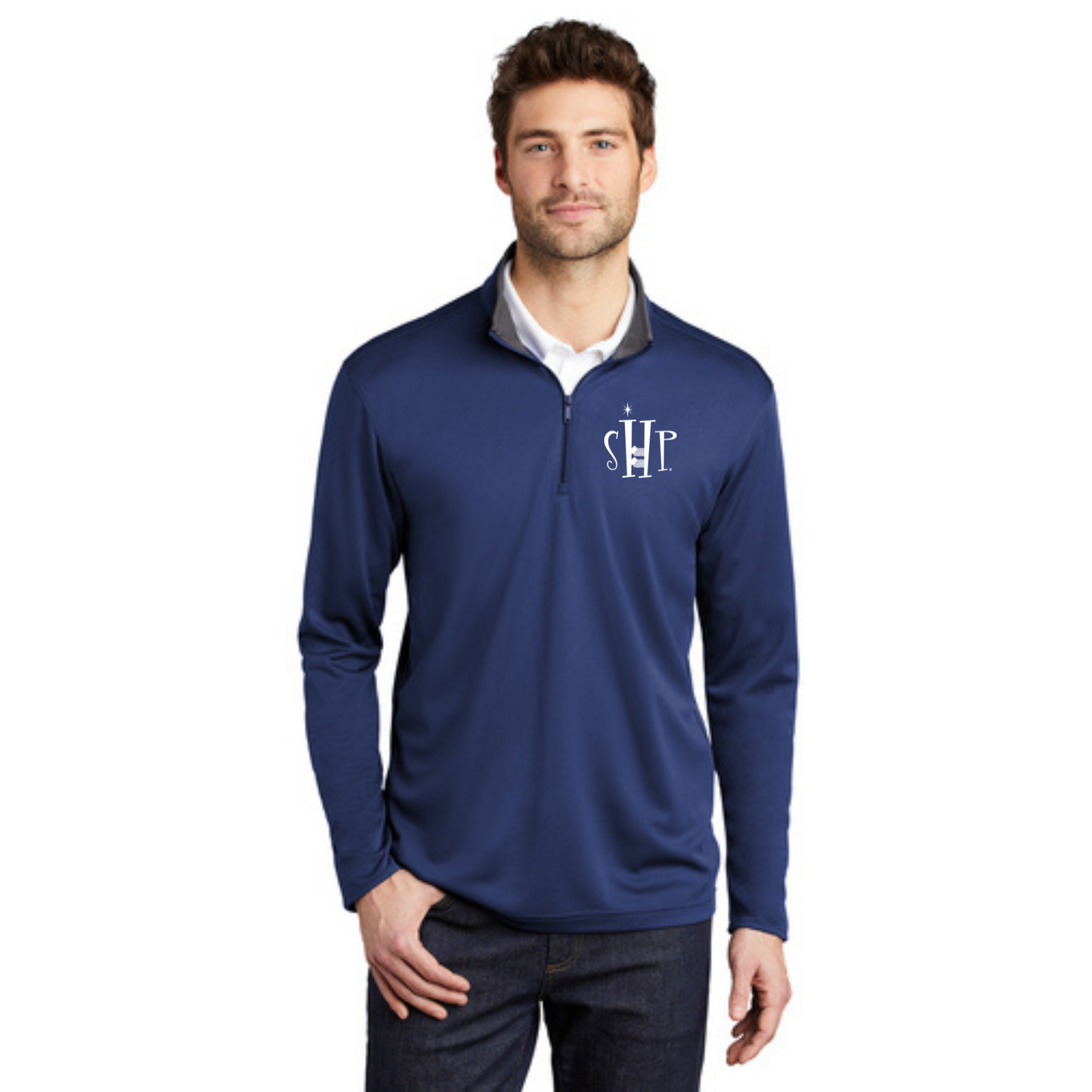 "NEW" SHP 1/4 Zip Long Sleeve