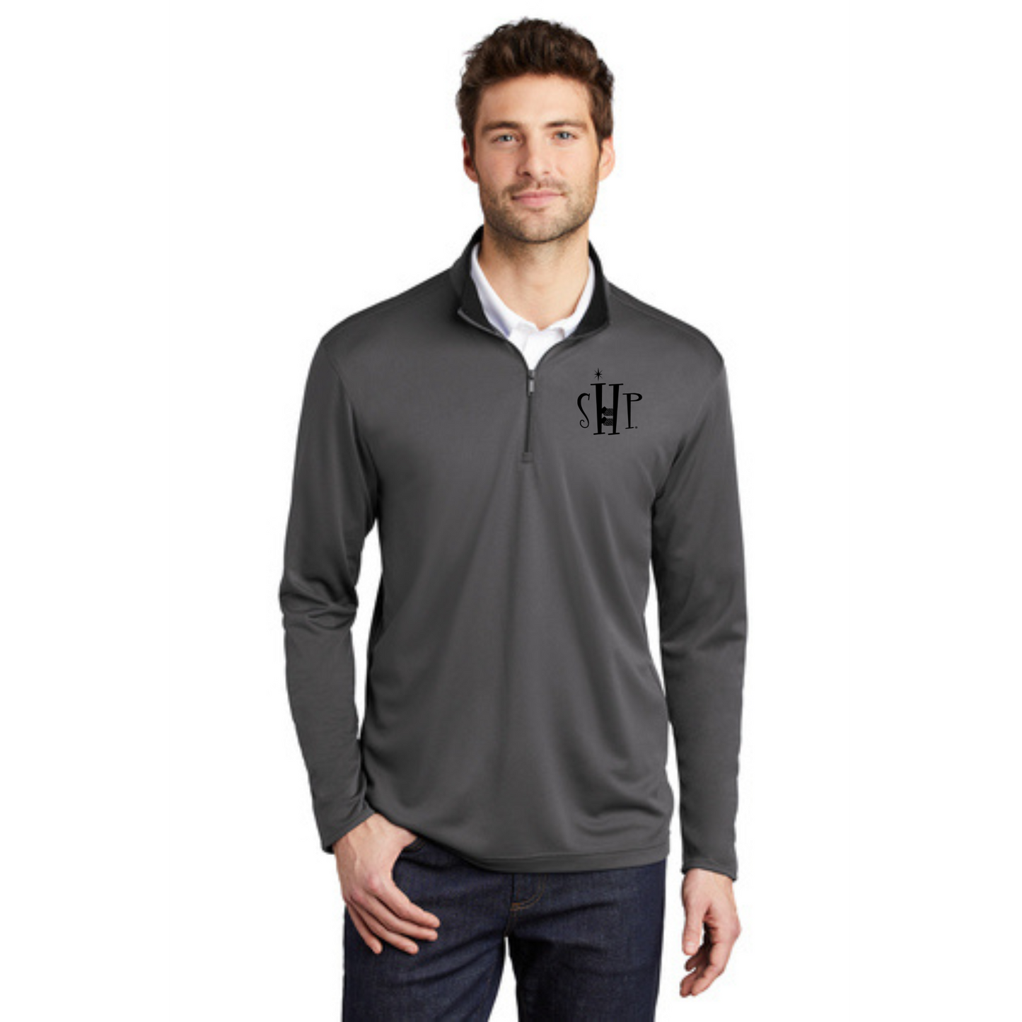 "NEW" SHP 1/4 Zip Long Sleeve