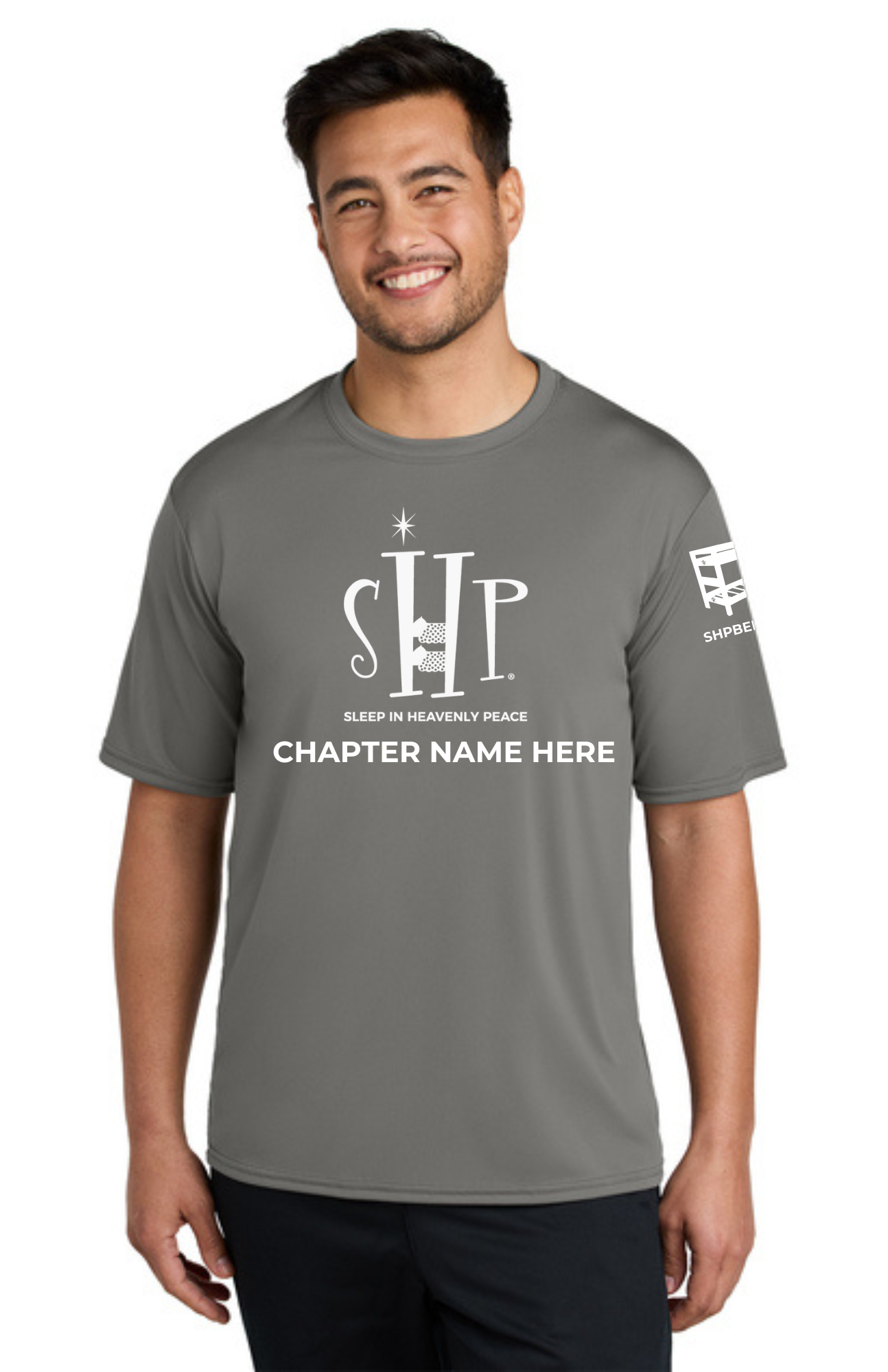 Chapter - ADULT Performance UV Short Sleeve (GREY CONCRETE) - "CHAPTER NAME"