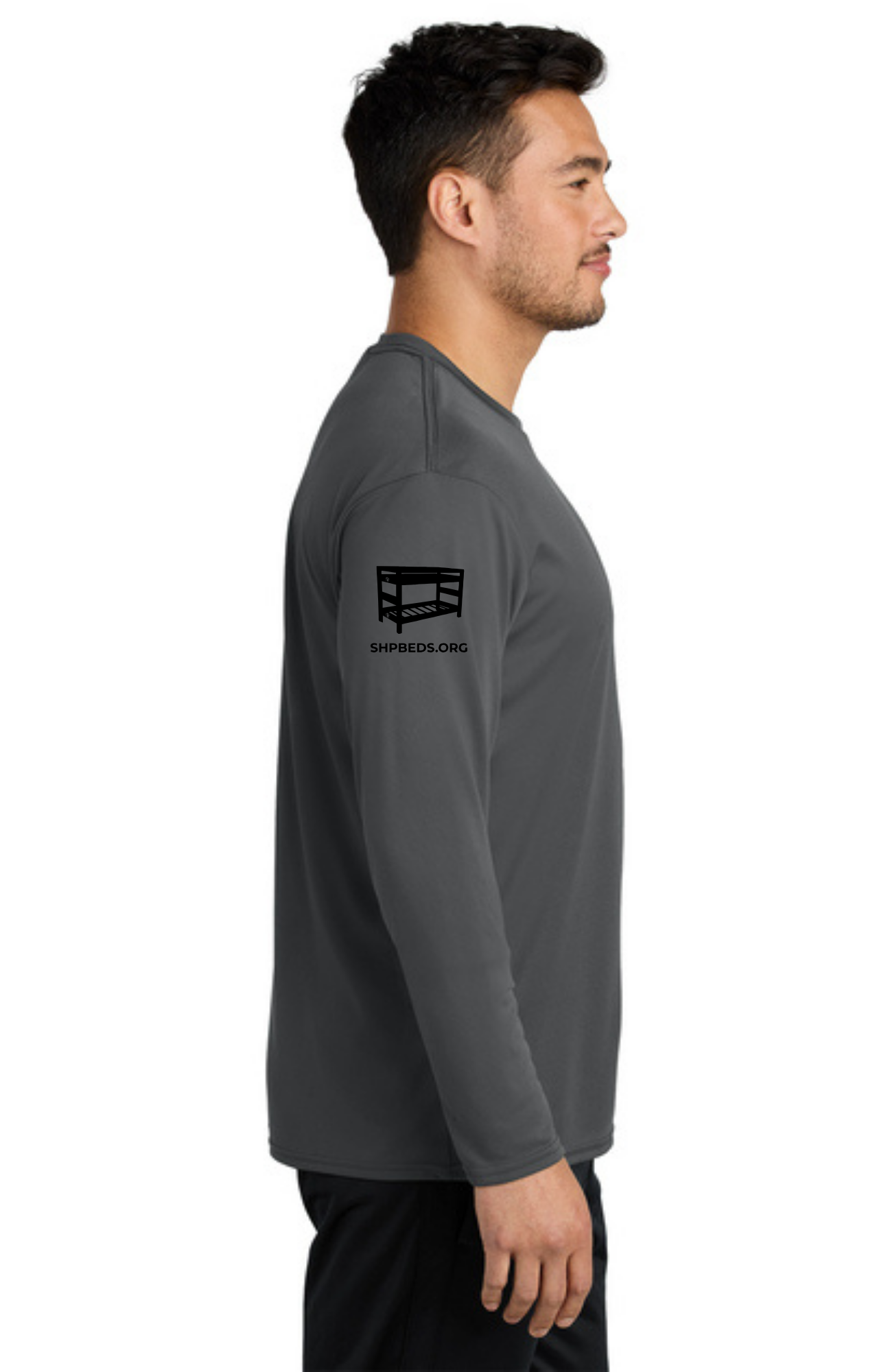 Chapter - ADULT UV Performance Long Sleeve (CHARCOAL) - "CHAPTER NAME"