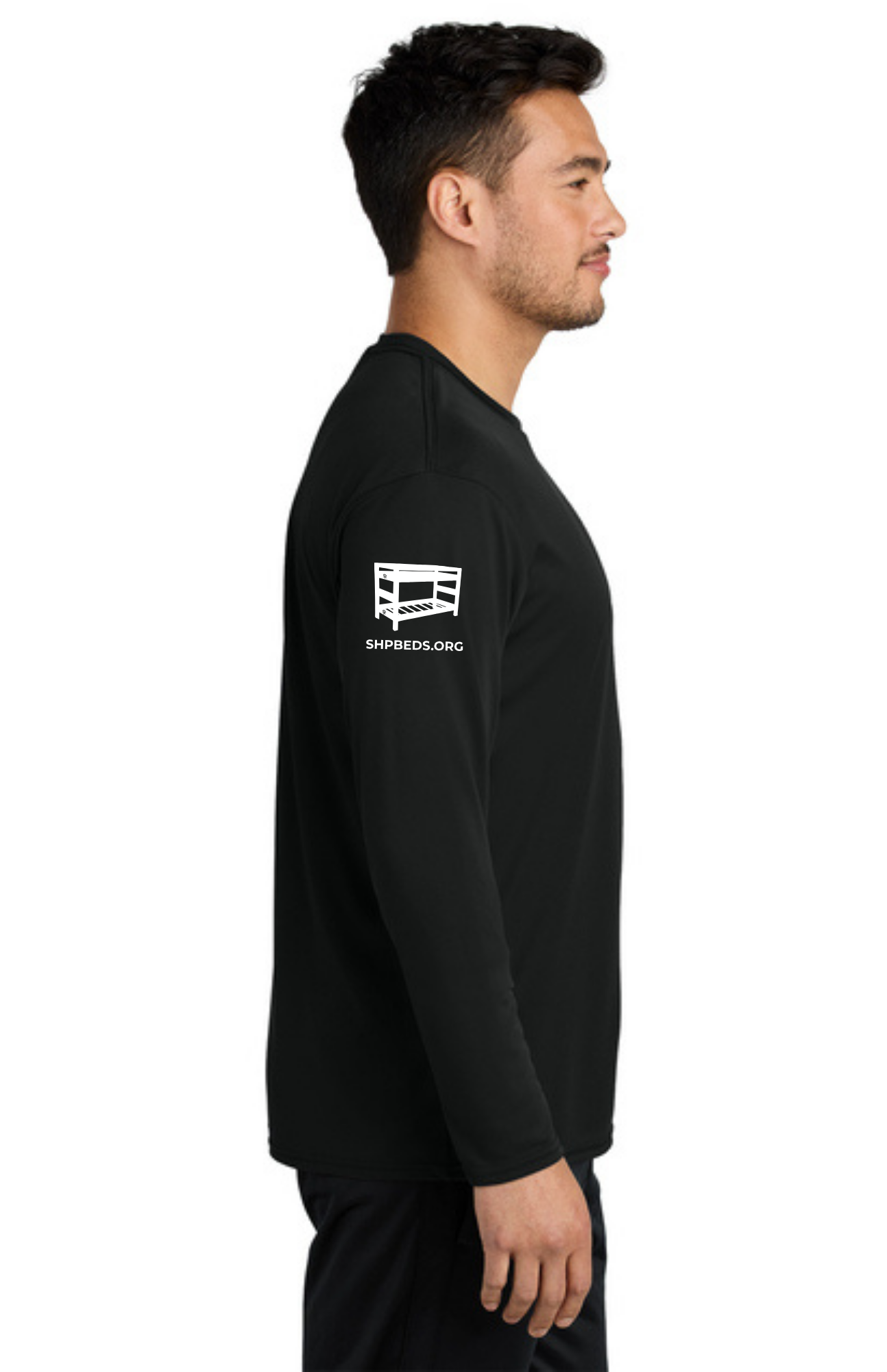 Chapter - ADULT UV Performance Long Sleeve (JET BLACK) - "CHAPTER NAME"
