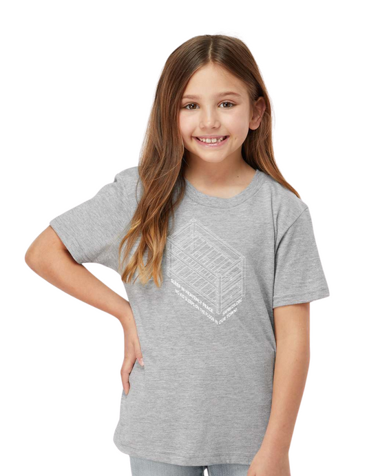 LEGACY - YOUTH Tee (ATHLETIC HEATHER) - “SHELDON” LOGO