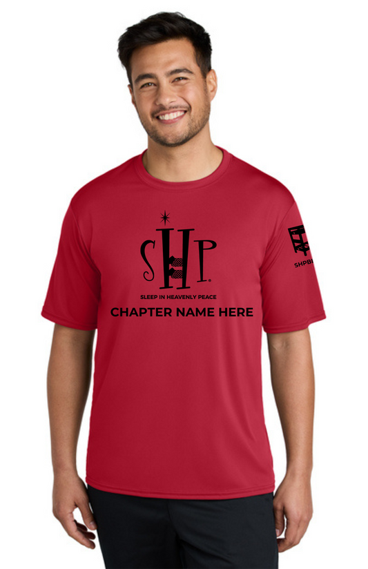 Chapter - ADULT Performance UV Short Sleeve (RED) - "CHAPTER NAME"