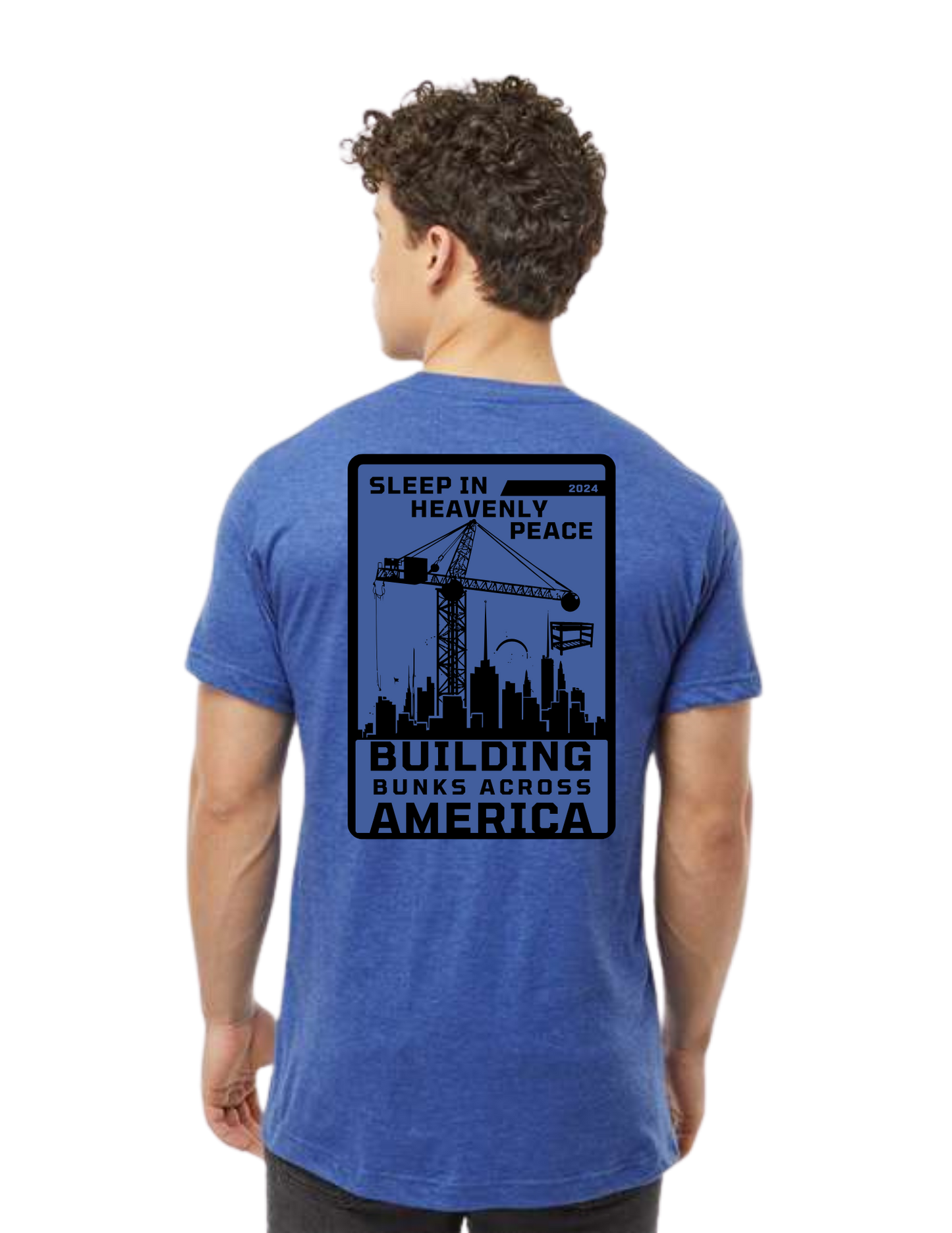 "NEW Graphic Tees" Bunks Across America SkyScraper Unisex T-shirt (All Color Options)