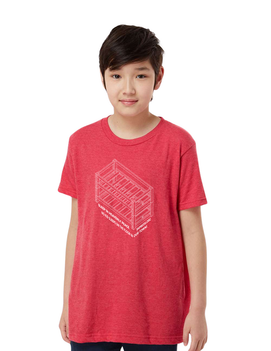 LEGACY - YOUTH Tee (RED) - “SHELDON” LOGO