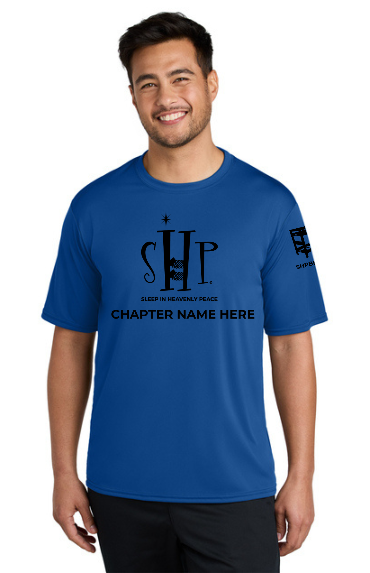 Chapter - ADULT Performance UV Short Sleeve (TRUE ROYAL) - "CHAPTER NAME"
