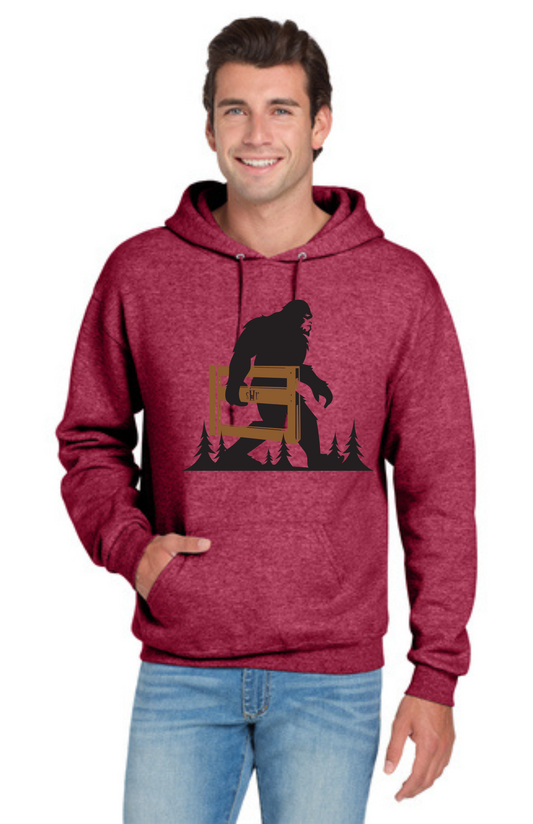LEGACY - Hoodie (VINTAGE HEATHER RED) - "SASQUATCH" LOGO