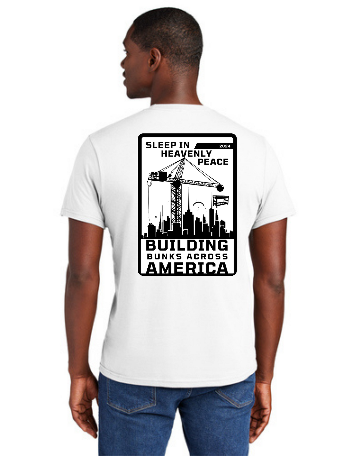 "NEW Graphic Tees" Bunks Across America SkyScraper Unisex T-shirt (All Color Options)