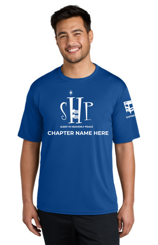 Chapter - ADULT Performance UV Short Sleeve (TRUE ROYAL) - "CHAPTER NAME"