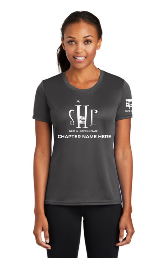 Chapter - WOMEN'S Performance UV Short Sleeve (CHARCOAL) - "CHAPTER NAME"
