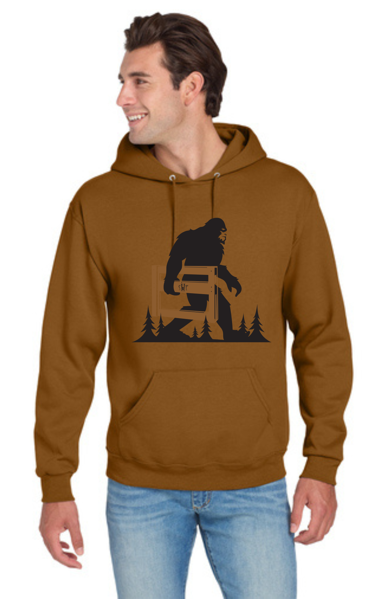LEGACY - Hoodie (GOLDEN PECAN) - "SASQUATCH" LOGO