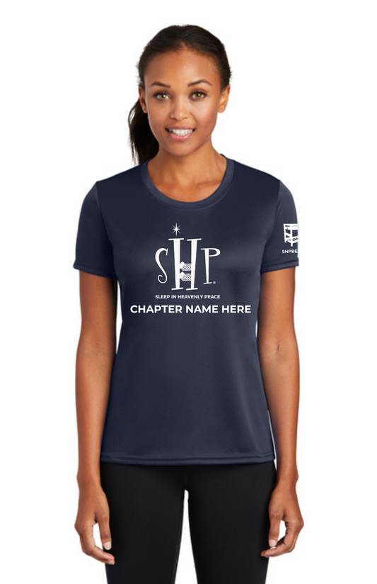 Chapter - WOMEN'S Performance UV Short Sleeve (DEEP NAVY) - "CHAPTER NAME"
