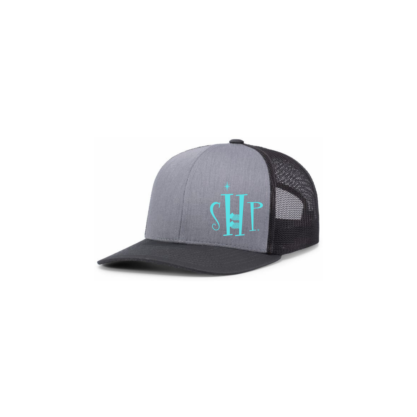 Snap Back Hat with SHP Logo Embroidery (Grey/Black) - all colors