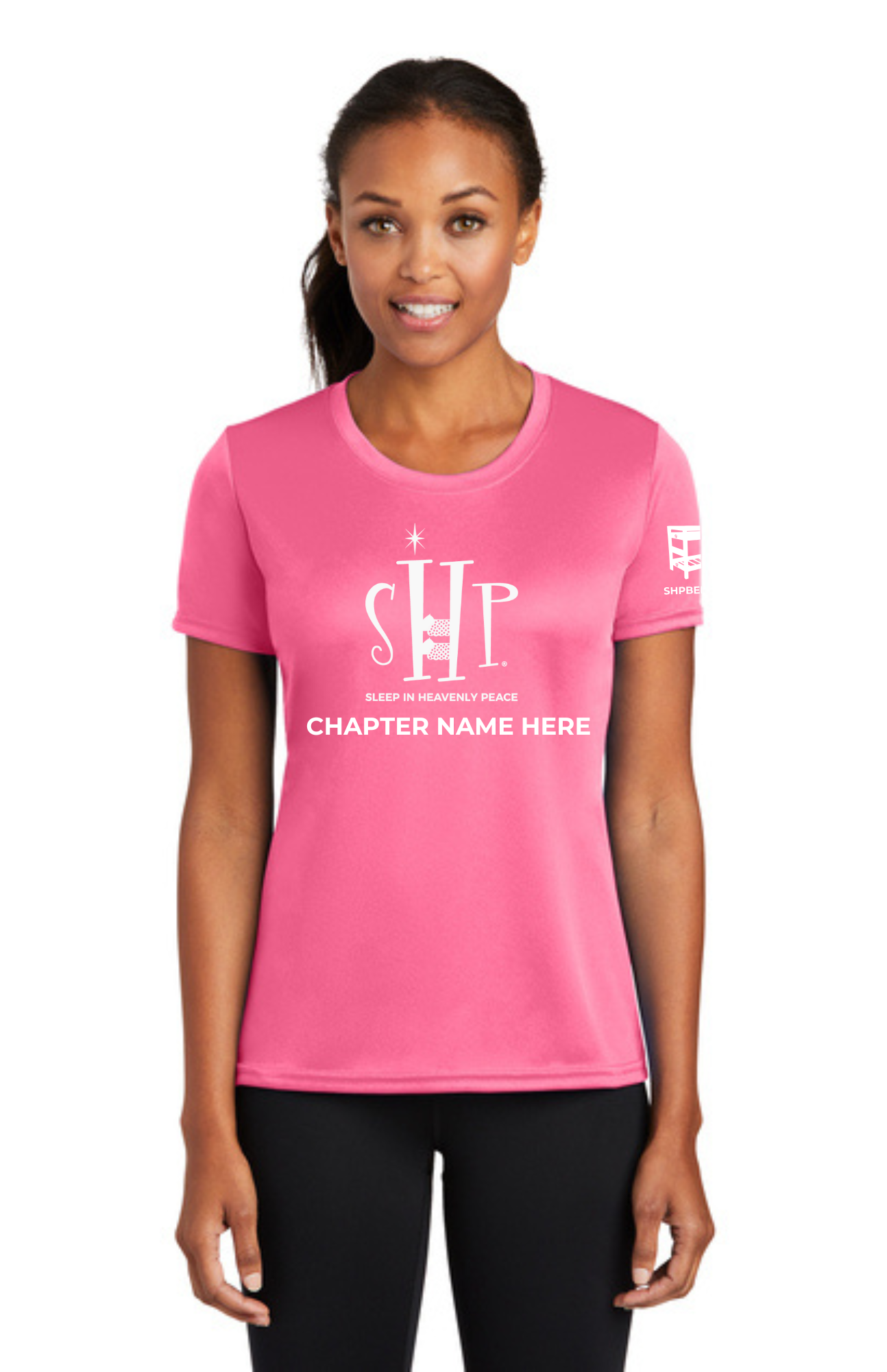 Chapter - WOMEN'S Performance UV Short Sleeve (NEON PINK) - "CHAPTER NAME"
