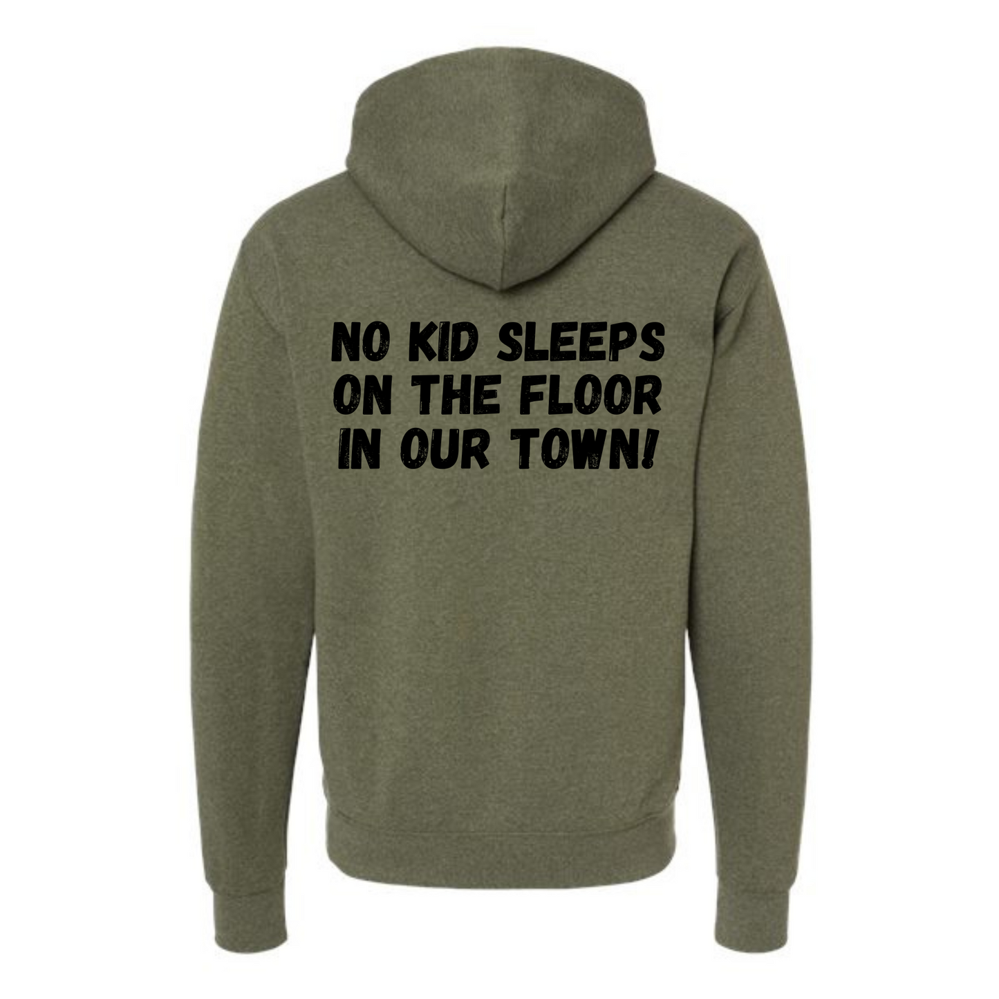 "NEW" The Classic! No Kid Sleeps on The Floor Logo Hoodie (All Colorways)