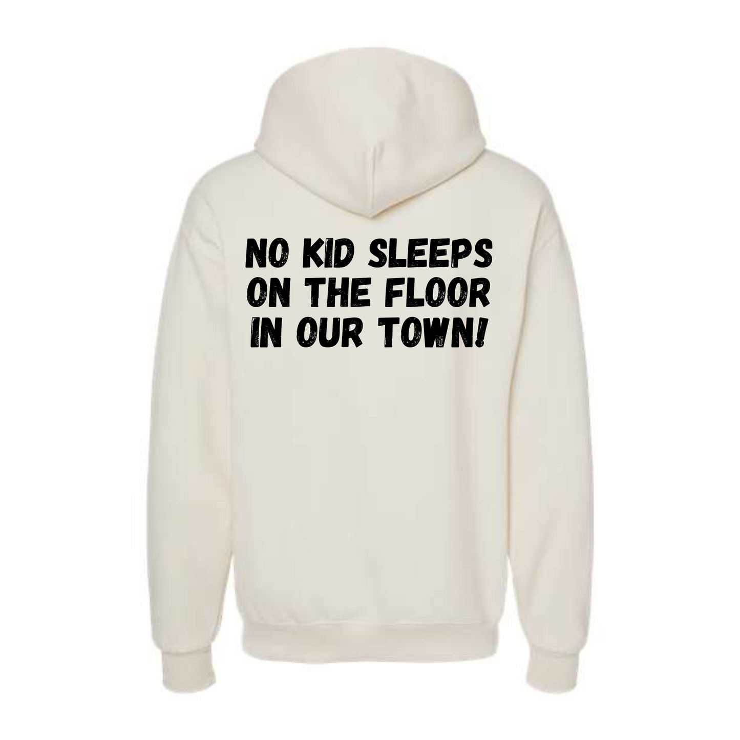 "NEW" The Classic! No Kid Sleeps on The Floor Logo Hoodie (All Colorways)